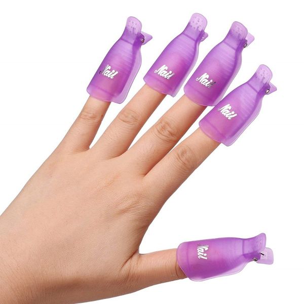 makartt nail art polish remover clip cap easy soak off finger cap nail removal 10 pcs wrap cleaner clip f0263, Silver
makartt nail art polish remover clip cap easy soak off finger cap nail removal 10 pcs wrap cleaner clip f0263, Silver
