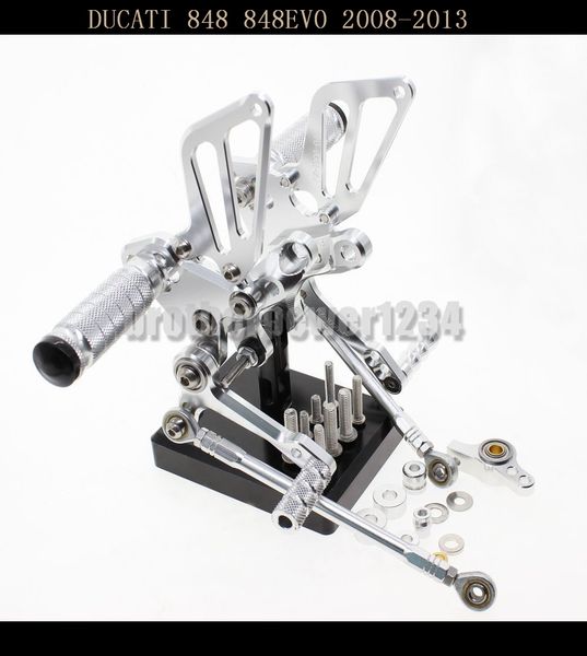 motorcycle rear foot pegs cnc rear set footrests fully adjustable rear foot boards fit for ducati 848 848 ev0 2008 -2013
motorcycle rear foot pegs cnc rear set footrests fully adjustable rear foot boards fit for ducati 848 848 ev0 2008 -2013