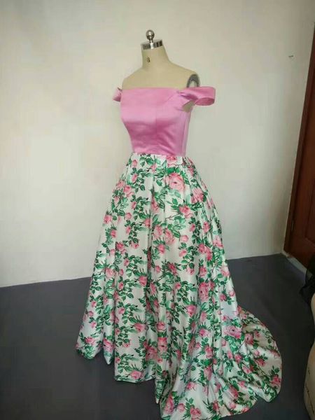 2018 elegant women strapless long satin floral prom dresses off shoulder floor length sweep train zipper evening gowns custom made, Red
2018 elegant women strapless long satin floral prom dresses off shoulder floor length sweep train zipper evening gowns custom made, Red