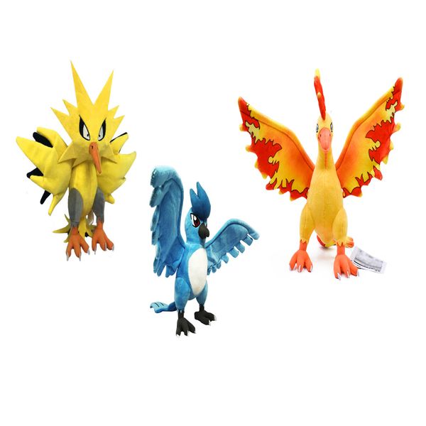 Hot Sale 28cm Zapdos Articuno Moltres Pikachu Plush Toy Stuffed Doll For Kids Best Holiday Gifts
Hot Sale 28cm Zapdos Articuno Moltres Pikachu Plush Toy Stuffed Doll For Kids Best Holiday Gifts
