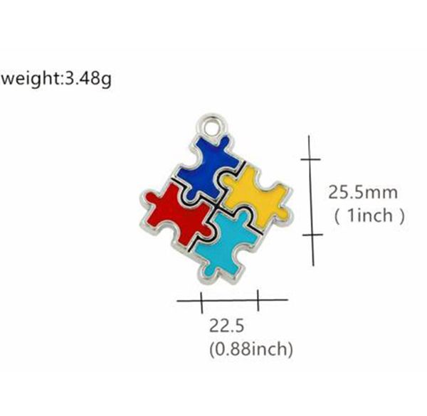 2021 silver plated enamel pin autism pendant jewelry making puzzle piece jigsaw wholesale jewelry mix tibetan charms, Bronze;silver
2021 silver plated enamel pin autism pendant jewelry making puzzle piece jigsaw wholesale jewelry mix tibetan charms, Bronze;silver