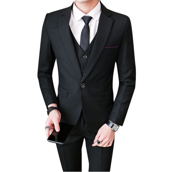 fashion men latest lapel suits three piece set blazer suit (jacket + vest + pant, White;black
fashion men latest lapel suits three piece set blazer suit (jacket + vest + pant, White;black