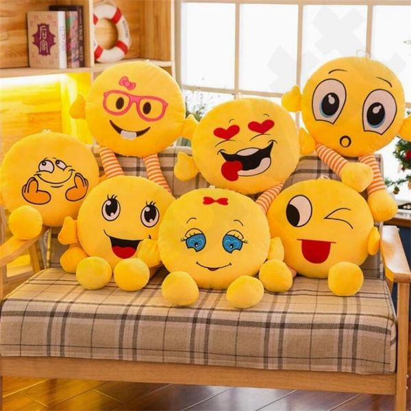 qq expression pillow 37cm emoji pillows cushion with leg cartoon facial decorative pillows stuffed plush toy novelty doll 120pcs t1i1002
qq expression pillow 37cm emoji pillows cushion with leg cartoon facial decorative pillows stuffed plush toy novelty doll 120pcs t1i1002