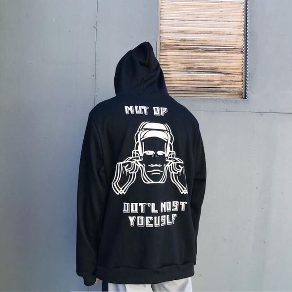 autumn new women's fashion sweater big head print loose, Black
autumn new women's fashion sweater big head print loose, Black