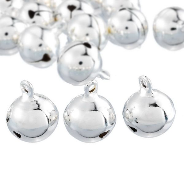 silver jingle bells pendants hanging christmas tree ornaments christmas decorations party diy crafts accessories 18x14mm # 262
silver jingle bells pendants hanging christmas tree ornaments christmas decorations party diy crafts accessories 18x14mm # 262