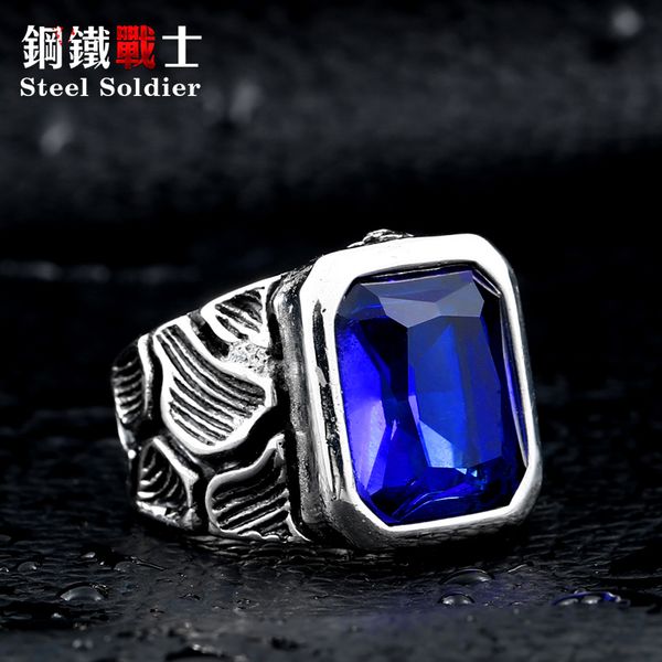 steel soldier stainless steel men stone ring crackle design style ring big red/black/blue stone 316l jewelry, Golden;silver
steel soldier stainless steel men stone ring crackle design style ring big red/black/blue stone 316l jewelry, Golden;silver