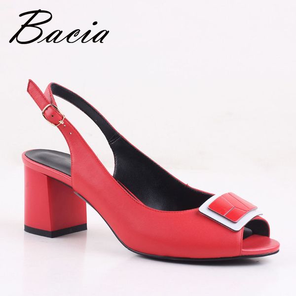 bacia sheep skin sandals 2017 new square pumps genuine leather red shoes women summer buckle strap sandals 35-41 size new sa010, Black
bacia sheep skin sandals 2017 new square pumps genuine leather red shoes women summer buckle strap sandals 35-41 size new sa010, Black