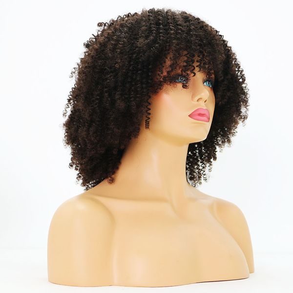 afro kinky curly human hair wigs for african american black women brazlian remyhair lace front wig, Black;brown
afro kinky curly human hair wigs for african american black women brazlian remyhair lace front wig, Black;brown