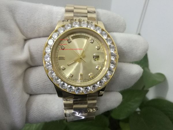 watch 18k yellow gold 41mm day-date diamond classic series asia 2813 movement mechanical automatic mens watch watches, Slivery;brown
watch 18k yellow gold 41mm day-date diamond classic series asia 2813 movement mechanical automatic mens watch watches, Slivery;brown