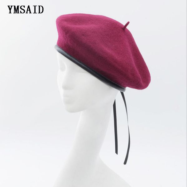 ymsaid leather french beret cap black female 100 wool felt painters berets for women winter autumn beanie hat size 56-58cm, Blue;gray
ymsaid leather french beret cap black female 100 wool felt painters berets for women winter autumn beanie hat size 56-58cm, Blue;gray