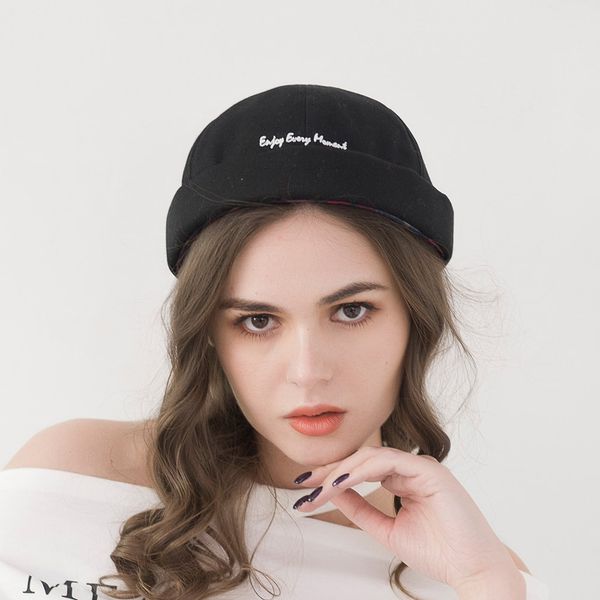 2018 girls new fashion landlord hat street tide solid color embroidery letters melon hat casual wild basin cap, Blue;gray
2018 girls new fashion landlord hat street tide solid color embroidery letters melon hat casual wild basin cap, Blue;gray