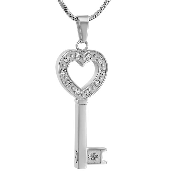 ijd9561 key to my heart necklace stainless steel cremation memorial jewelry keepsake for loved ones ashes, Silver
ijd9561 key to my heart necklace stainless steel cremation memorial jewelry keepsake for loved ones ashes, Silver