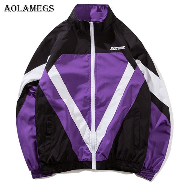 aolamegs jackets men patchwork jacket tracksuit zipper turn-down collar hip hop fashion couple male windbreaker 2018 streetwear, Black;brown
aolamegs jackets men patchwork jacket tracksuit zipper turn-down collar hip hop fashion couple male windbreaker 2018 streetwear, Black;brown