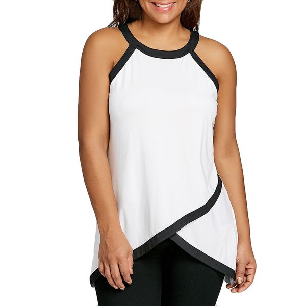 2018 summer autumn shirts women solid t shirts fashion womens casual plus size blouse color block vest patchwork tank, White
2018 summer autumn shirts women solid t shirts fashion womens casual plus size blouse color block vest patchwork tank, White