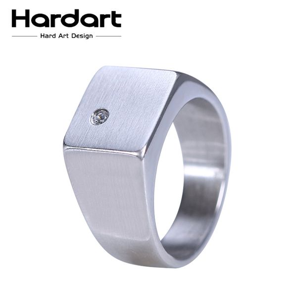 hardart cool simple men ring never fade black silver color cz crystal stainless steel men's rings fashion male jewelry gift anel, Golden;silver 
hardart cool simple men ring never fade black silver color cz crystal stainless steel men's rings fashion male jewelry gift anel, Golden;silver