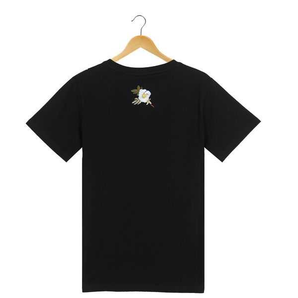 selling black white rose embroidery t shirt for women pure cotton s l xl tees short sleeve o neck t-shirt
selling black white rose embroidery t shirt for women pure cotton s l xl tees short sleeve o neck t-shirt