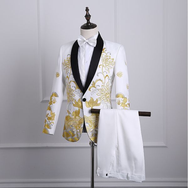 Новые 2018 Китайский стиль Три цвета куртка брюки костюм золото вышивка Pattern ночной клуб Пром певица костюмы S-2XL
Новые 2018 Китайский стиль Три цвета куртка брюки костюм золото вышивка Pattern ночной клуб Пром певица костюмы S-2XL