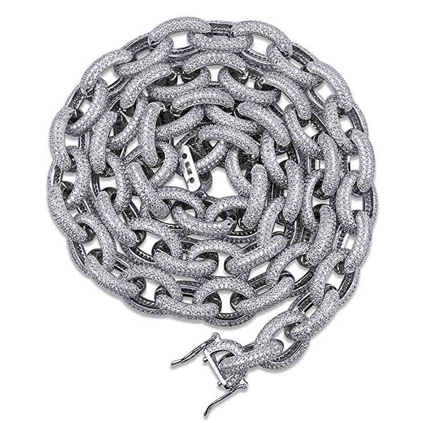 hip hop iced out 14k gold silver color plated iced out cz twisted oval anchor link necklace for men women
hip hop iced out 14k gold silver color plated iced out cz twisted oval anchor link necklace for men women