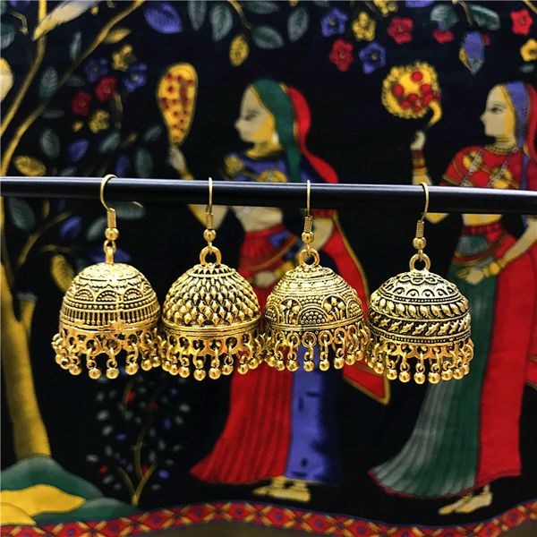 vintage ethnic india jhumka jhumki earrings carved lotus handmade tradition bell drop earrings jewelry for women jewelry, Silver
vintage ethnic india jhumka jhumki earrings carved lotus handmade tradition bell drop earrings jewelry for women jewelry, Silver