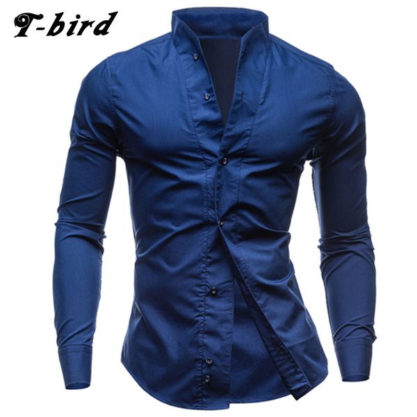 t-bird men shirt long sleeve 2017 brand shirts men casual male slim fit collar solid chemise mens camisas dress shirts xxl, White;black
t-bird men shirt long sleeve 2017 brand shirts men casual male slim fit collar solid chemise mens camisas dress shirts xxl, White;black