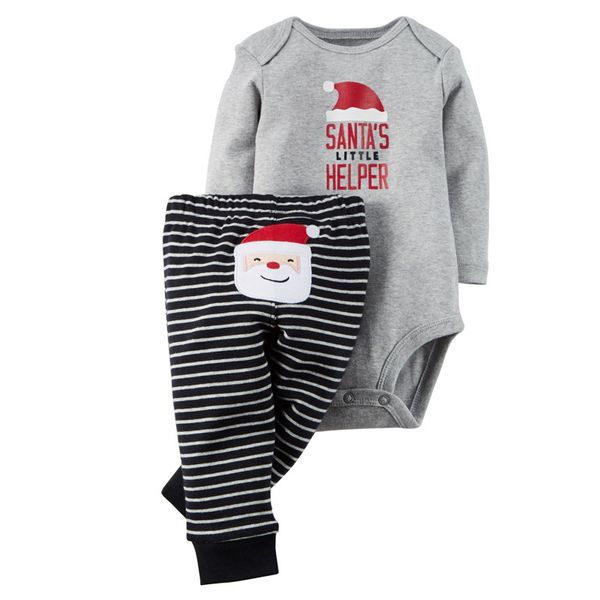 baby christmas sets fashion baby christmas santa long sleeve rompers+striped pants 2 pcs suit christmas newborn bodysuit set, White
baby christmas sets fashion baby christmas santa long sleeve rompers+striped pants 2 pcs suit christmas newborn bodysuit set, White