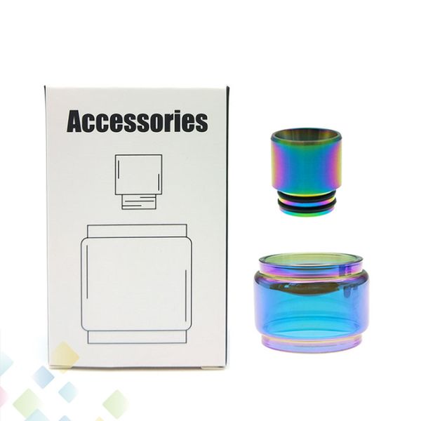 Rainbow Extend Bulb Glass Tube and Drip Tip Kit For TFV-MINI V2 TFV12 Prince ELLO TS Tank DHL Free
Rainbow Extend Bulb Glass Tube and Drip Tip Kit For TFV-MINI V2 TFV12 Prince ELLO TS Tank DHL Free