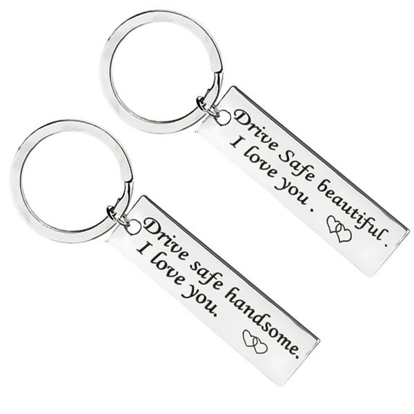 custom fashion keyring gifts engraved drive safe keychain couples boyfriend girlfriend jewelry key chain, Silver
custom fashion keyring gifts engraved drive safe keychain couples boyfriend girlfriend jewelry key chain, Silver