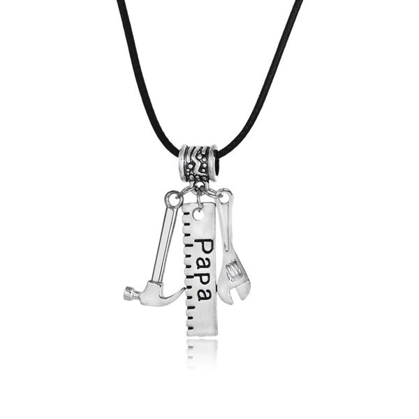 dad papa father engraved charm pendant necklaces for father birthday day fashion jewelry gift, Silver
dad papa father engraved charm pendant necklaces for father birthday day fashion jewelry gift, Silver