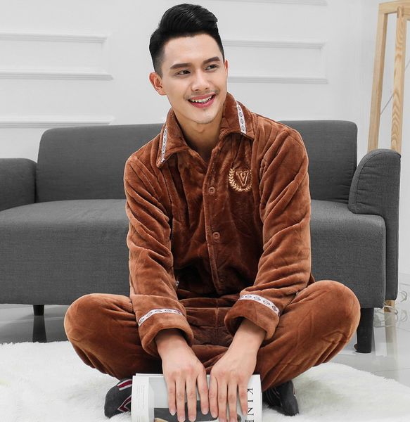 uwback 2017 new winter pijama masculino men flannel coral fleece modern thick winter pyjamas men pyjama homme sleepwear caa237, Black;brown
uwback 2017 new winter pijama masculino men flannel coral fleece modern thick winter pyjamas men pyjama homme sleepwear caa237, Black;brown