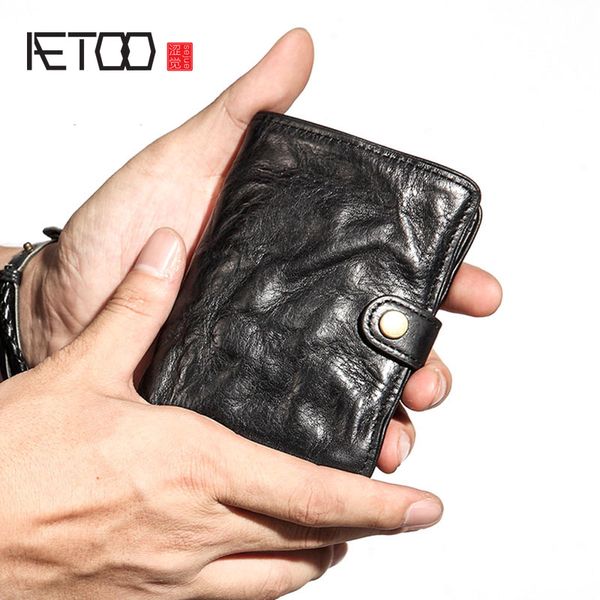 aetoo men's wallet men's short leather wallet buckle buckle fashion tide male youth thin soft retro vertical, Red;black
aetoo men's wallet men's short leather wallet buckle buckle fashion tide male youth thin soft retro vertical, Red;black