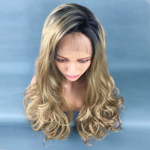 new arrival synthetic lace front wigs for black women with natural hairline loose wave long wavy hair ombre black to blond 28 inches
new arrival synthetic lace front wigs for black women with natural hairline loose wave long wavy hair ombre black to blond 28 inches