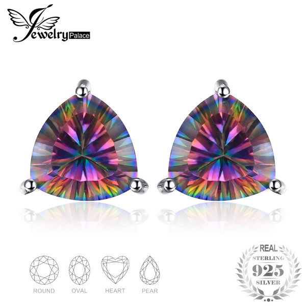 jewelrypalace classic rainbow fire mystic z genuine 925 sterling silver stud earrings for women fine jewelry fashion vintage, Golden;silver
jewelrypalace classic rainbow fire mystic z genuine 925 sterling silver stud earrings for women fine jewelry fashion vintage, Golden;silver