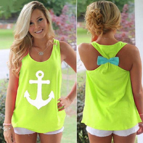 15 styles navy type 2018 women's summer tank back bowknot round neck sleeveless female blouse t shirt casual vest, White
15 styles navy type 2018 women's summer tank back bowknot round neck sleeveless female blouse t shirt casual vest, White