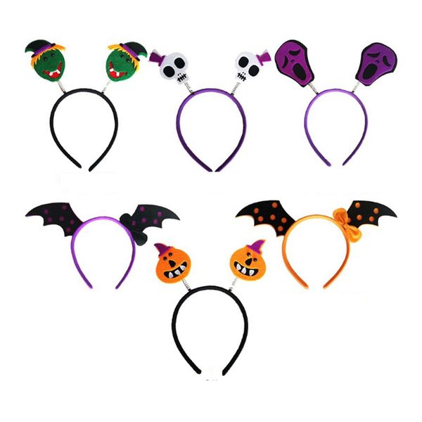 halloween party masquerade children women headband performance props pumpkin skull witch headdress six colors
halloween party masquerade children women headband performance props pumpkin skull witch headdress six colors