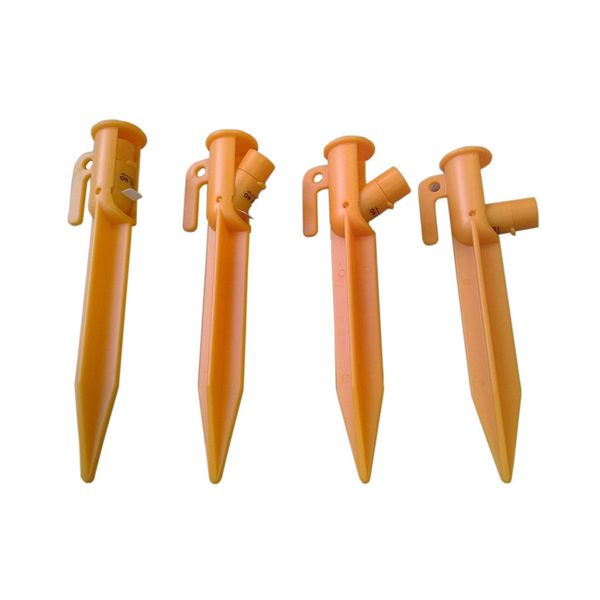 led light up tent / rope pegs adjustable illuminated plastic peg, 4 pcs