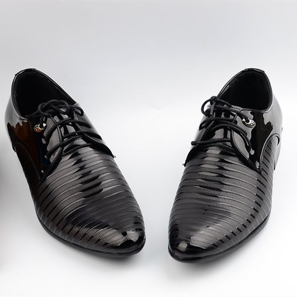 new fashion men's lace-up oxfords dress shoes mens pu leather business office wedding flats man casual party driving shoes, Black
new fashion men's lace-up oxfords dress shoes mens pu leather business office wedding flats man casual party driving shoes, Black