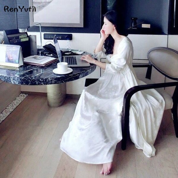renyvtil silk pajamas women's princess 2-piece set nightgown robe suits royal sleepwear nightdress nightwear lady's, Black;red
renyvtil silk pajamas women's princess 2-piece set nightgown robe suits royal sleepwear nightdress nightwear lady's, Black;red
