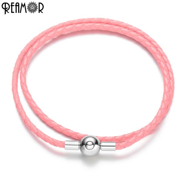 reamor double layer genuine leather braided women bracelet fashion rope chain bracelets & bangles jewelry for women and girl, Golden;silver
reamor double layer genuine leather braided women bracelet fashion rope chain bracelets & bangles jewelry for women and girl, Golden;silver