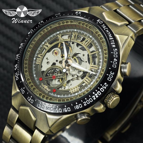 winner auto mechanical watch men skeleton dial copper stainless steel strap classic vintage wristwatches 2018, Slivery;brown
winner auto mechanical watch men skeleton dial copper stainless steel strap classic vintage wristwatches 2018, Slivery;brown