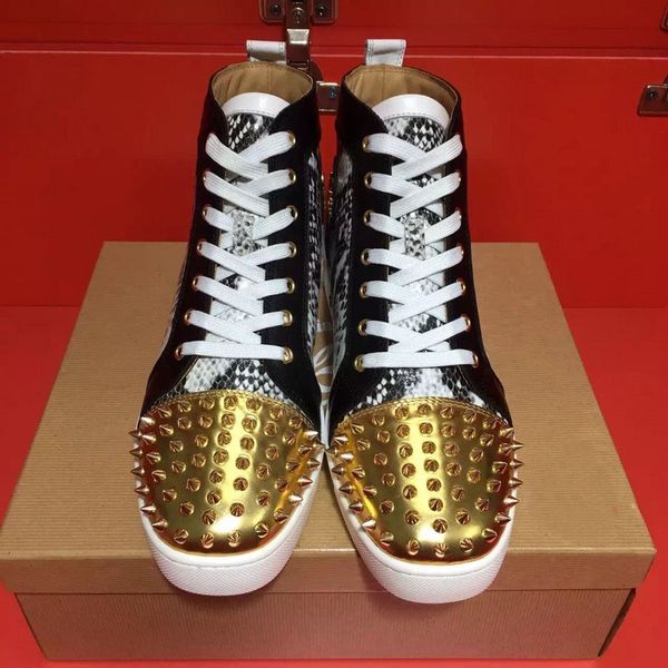 flats men & leisure high flat casual red sneakers outdoor fashion python women spikes toe design leather fashion bottom eu35-46 afesm, Black
flats men & leisure high flat casual red sneakers outdoor fashion python women spikes toe design leather fashion bottom eu35-46 afesm, Black