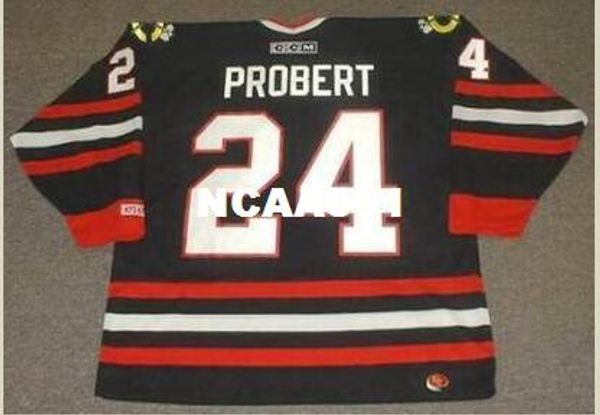 mens #24 bob probert chicago blackhawks 1998 ccm alternate hockey jersey or custom any name or number retro jersey, Black;red
mens #24 bob probert chicago blackhawks 1998 ccm alternate hockey jersey or custom any name or number retro jersey, Black;red