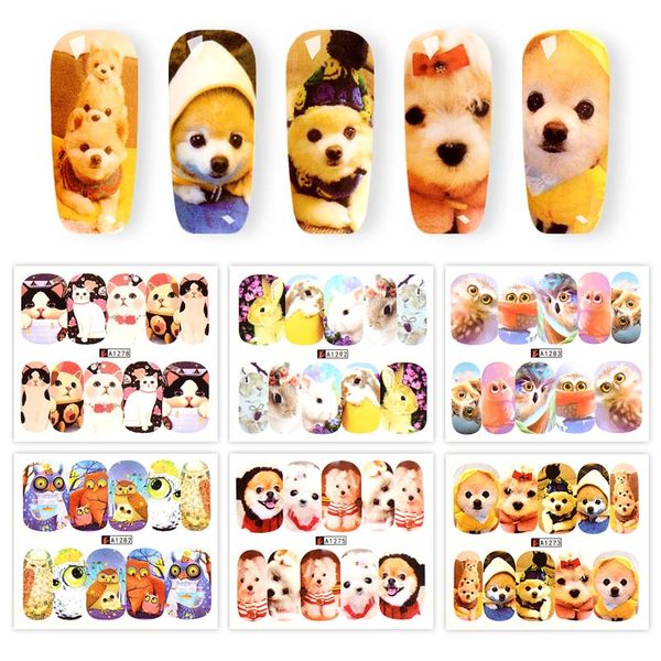 meet across 24pcs 3d animal pattern watermark sticker water decals nail art transfer stickers wraps manicure diy decoration, Black
meet across 24pcs 3d animal pattern watermark sticker water decals nail art transfer stickers wraps manicure diy decoration, Black