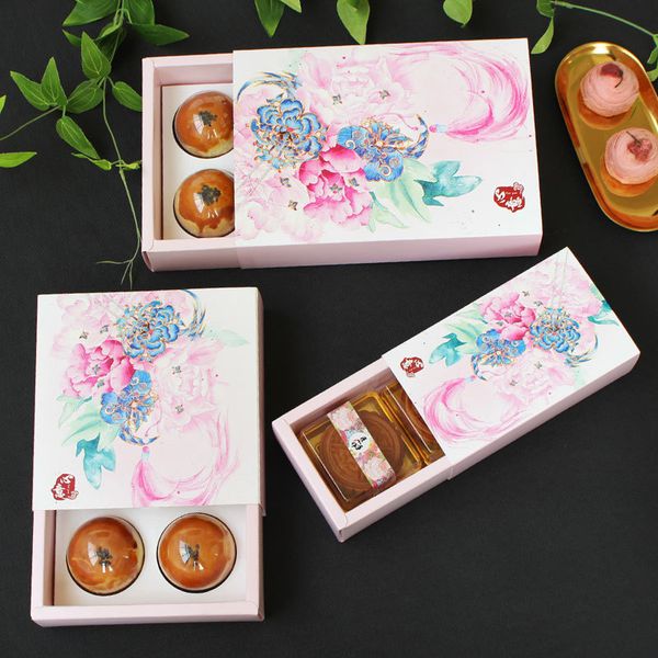 pink flower design moon cake box paper gift boxes drawer type cookies packing box wholesale
pink flower design moon cake box paper gift boxes drawer type cookies packing box wholesale