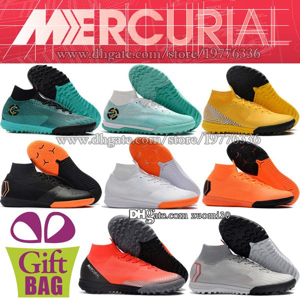 High Ankle Indoor Soccer Cleats For Women Mercurial CR7 SuperflyX VI IC TF Football Cleats Turf Ronaldo Men Kids Football Shoes Neymar Boots
High Ankle Indoor Soccer Cleats For Women Mercurial CR7 SuperflyX VI IC TF Football Cleats Turf Ronaldo Men Kids Football Shoes Neymar Boots