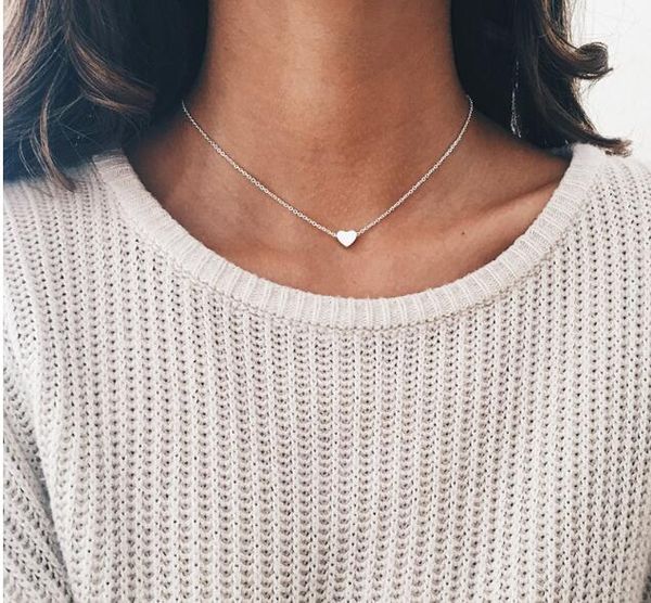fashion ethnic bohemian choker necklace new tiny heart necklace for women short chain heart shape pendant necklace gift drop shipping, Golden;silver
fashion ethnic bohemian choker necklace new tiny heart necklace for women short chain heart shape pendant necklace gift drop shipping, Golden;silver
