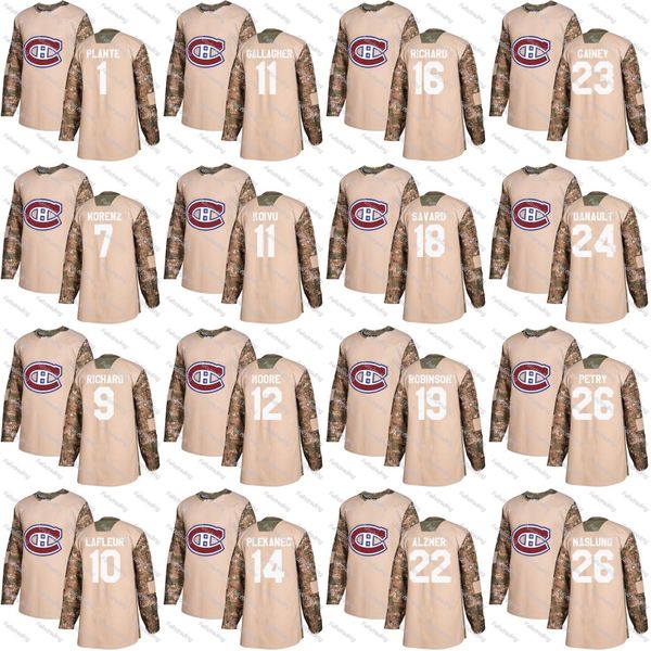 Montreal Canadiens 2017 Camo Veterans Day 11 Brendan Gallagher 16 Henri Richard 10 Guy Lafleur 7 Howie Morenz 18 Serge Savard Jersey
Montreal Canadiens 2017 Camo Veterans Day 11 Brendan Gallagher 16 Henri Richard 10 Guy Lafleur 7 Howie Morenz 18 Serge Savard Jersey