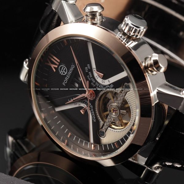 forsining watch men sport casual watches mens watch montre homme automatic mechanical classic wristwatch, Slivery;brown
forsining watch men sport casual watches mens watch montre homme automatic mechanical classic wristwatch, Slivery;brown