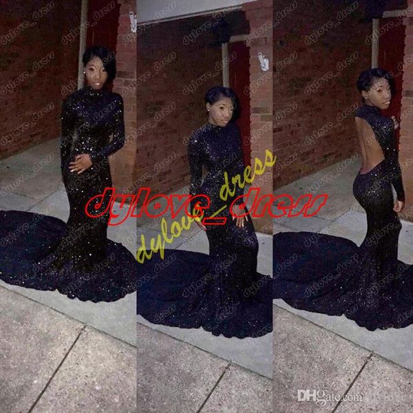 2018 plus size sequined black prom dresses long sleeves prom dress mermaid formal evening gowns dresses
2018 plus size sequined black prom dresses long sleeves prom dress mermaid formal evening gowns dresses