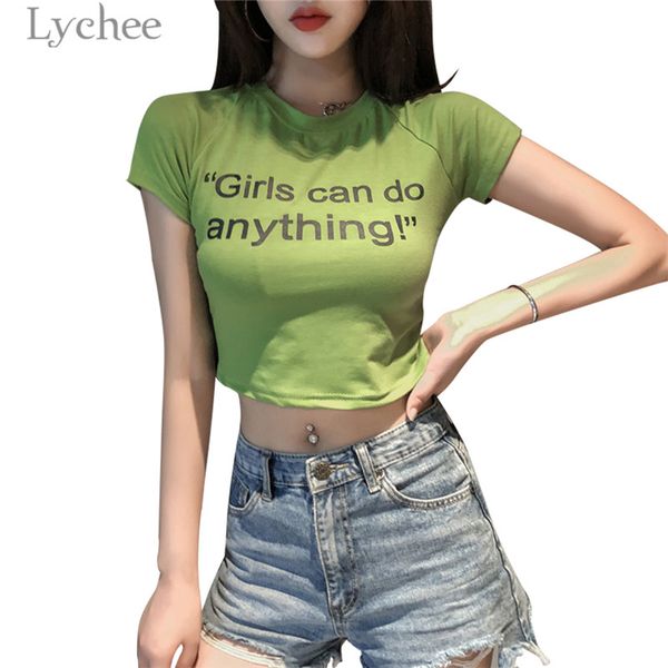 lychee harajuku letter print green summer women t shirt crop short sleeve o-neck casual slim tee female, White
lychee harajuku letter print green summer women t shirt crop short sleeve o-neck casual slim tee female, White