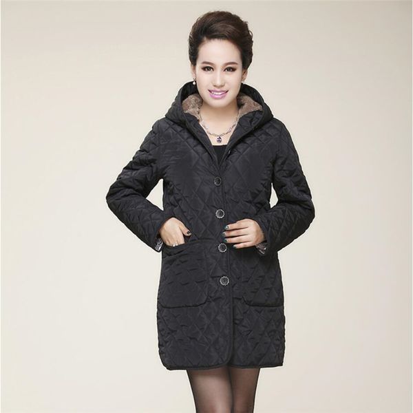 women winter coats cotton padded jacket plus velvet parkas plus size -6xl middle-aged mother clothing thick outerwear ds50260, Black
women winter coats cotton padded jacket plus velvet parkas plus size -6xl middle-aged mother clothing thick outerwear ds50260, Black